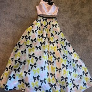 Mac Duggal two piece gown